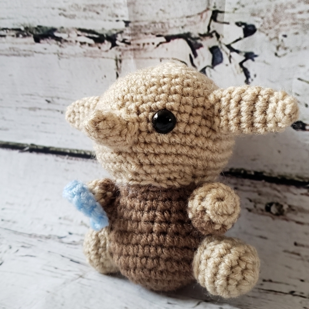 Crochet Chibi Dobby Amigurumi - Picture 6 of 8